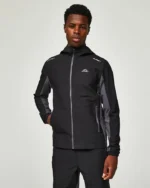 Alpyrex Delta Zip Through Hoodie Black