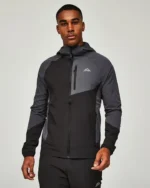 Alpyrex Solo 2.0 Woven Full Zip Hoodie Black