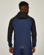 Alpyrex Solo 2.0 Woven Full Zip Hoodie Dress Blue Jet Black 1