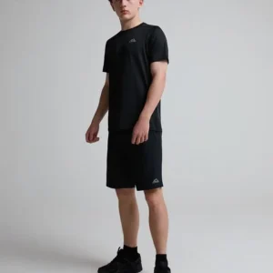 Junior Copex T Shirt and Short Set Black